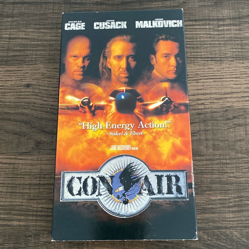 CON AIR   🔥🔥🔥  VHS Tape